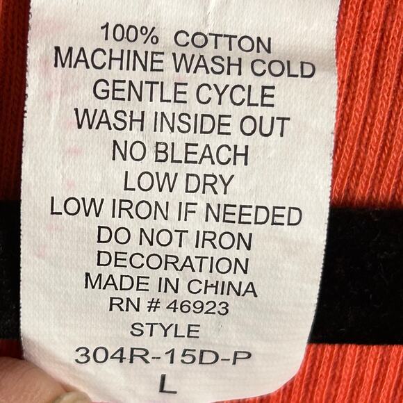 Y2K long ribbed tank top Mexican folk art Cross anthropology large VTG Skater - Picture 7 of 7